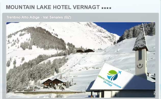 Vacanze sulla neve a Val Senales (BZ) con codice sconto amico DLTVIAGGI