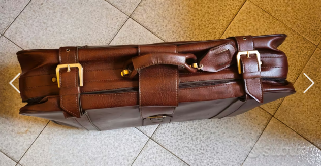 valigia borsa da viaggio vintage marrone