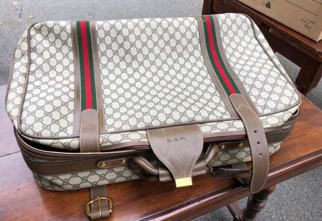 Valigia monogram GUCCI, vintage