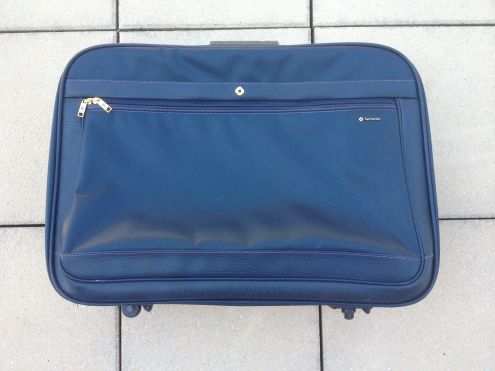 Valigia Samsonite blu