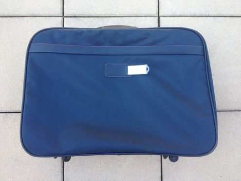 Valigia Samsonite blu