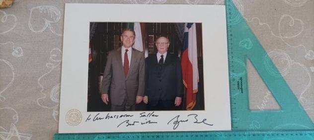 Vari personaggi - Lotto di fotografie presidente Stati Uniti Bill Clinton, George Bush  Berlusconi e altri - vari - 2000