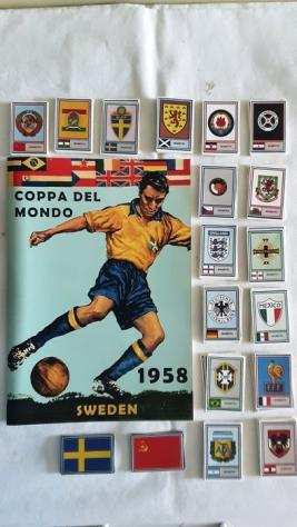 Variant Panini - World Cup 1958 Svezia - 1 Empty album  complete loose sticker set