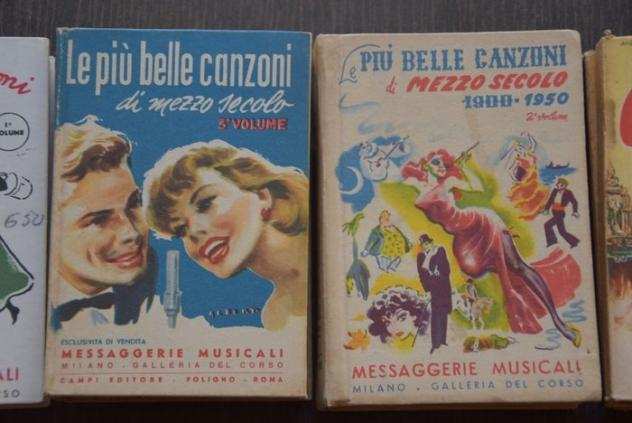 Various Artists - Modugno, Dorelli and many more - Multiple artists - Collection of 23 Booklets with mainly Italian Songs - San Remo Festival - Multip