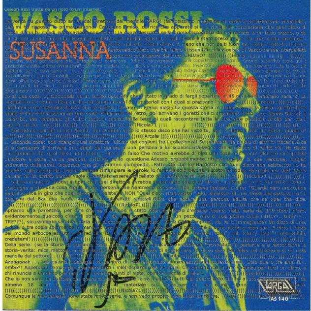 VASCO ROSSI vinile Susanna  Colpa dAlfredo