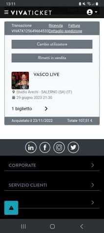 Vasco salerno gold