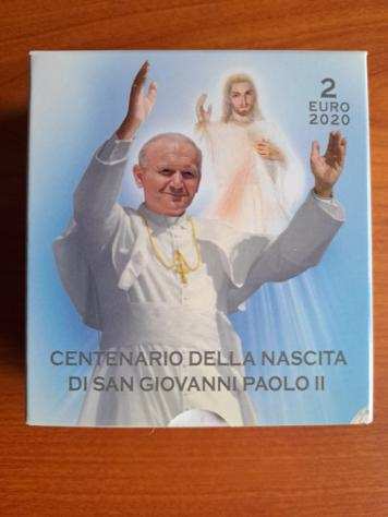 Vaticano. 2 Euro 2020 quotGiovanni Paolo IIquot Proof