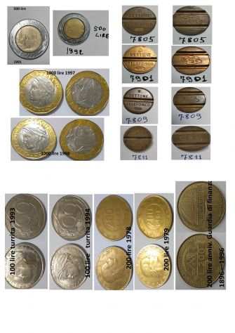vecchie monete lire