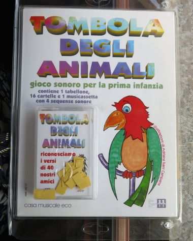 VECCHIO GIOCO - TOMBOLA DEGLI ANIMALI - GIOCO SONORO PER LA PRIMA INFANZIA -