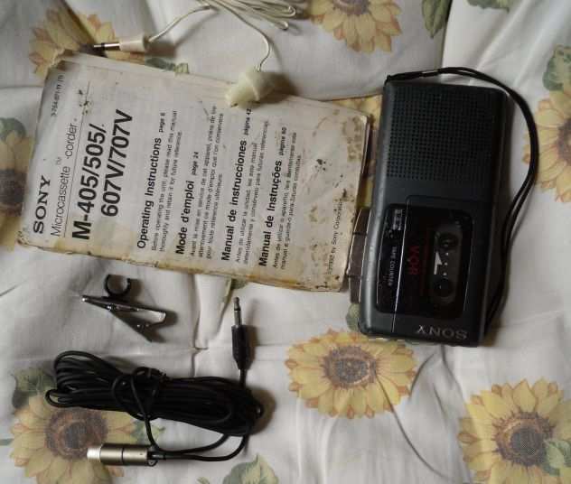 Vecchio registratore piccolo sony - SENZA CASETTE