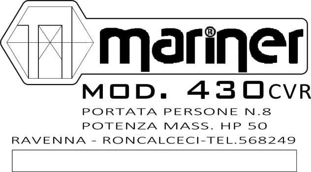 Vendita gommone Mariner4.30CVR