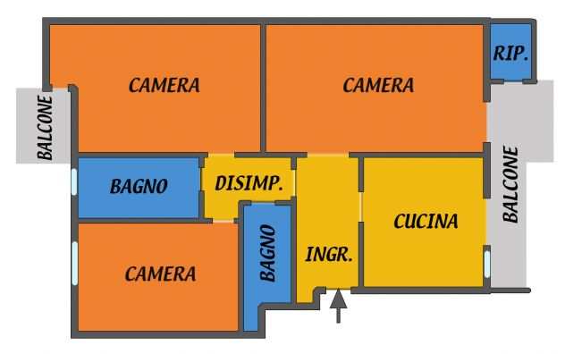 VENDITA QUADRILOCALE ZONA FOSSOLO - BOLOGNA