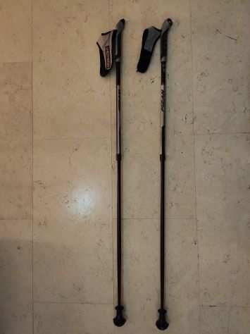 Vendo 2 Bastoncini da nordic walking Fizan ALU 5083 F45 LITE WHITE professional,