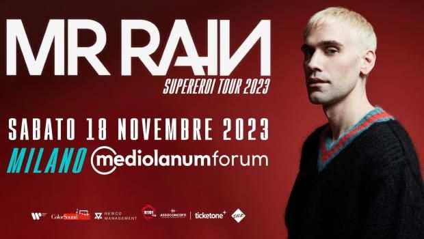Vendo 2 biglietti concerto Mr Rain - Milano 18112023
