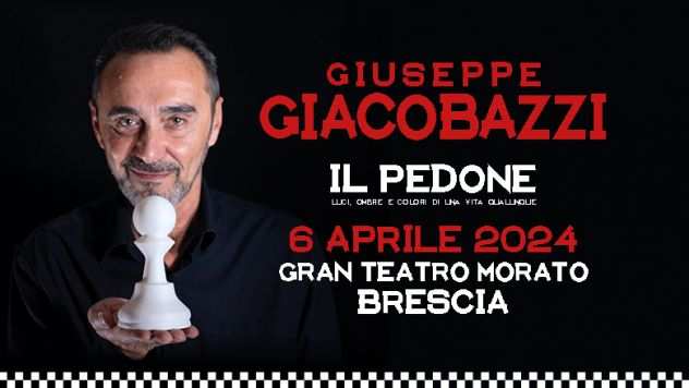 Vendo 2 biglietti prime file centrali Giuseppe Giacobazzi Il Pedone Brescia