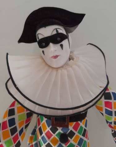 Vendo ARLECCHINO IN CERAMICA E STOFFA