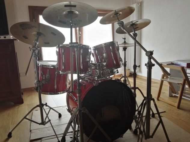 Vendo BATTERIA PREMIER APK FUSION E PIATTI SABIAN