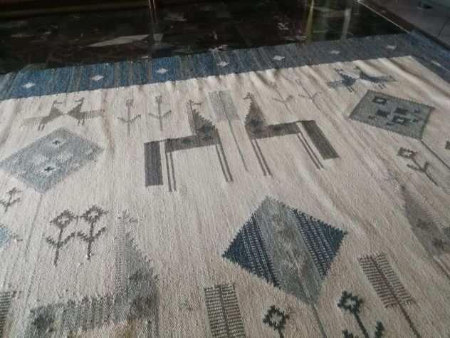 vendo bellissimo tappeto moderno lana kelim 310x195 con disegni
