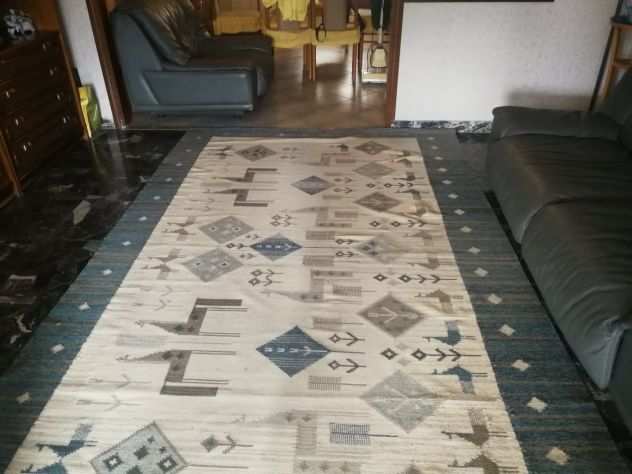vendo bellissimo tappeto moderno lana kelim 310x195 con disegni