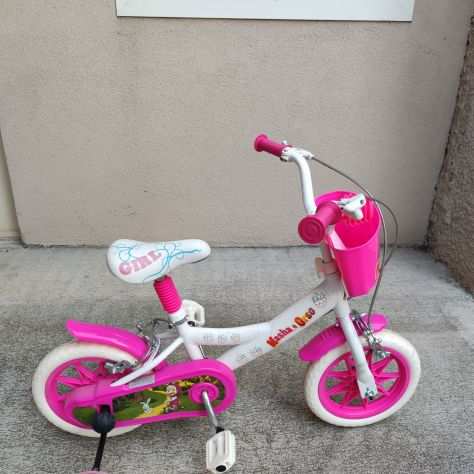 Vendo bicicletta bambina modello Masha e Orso