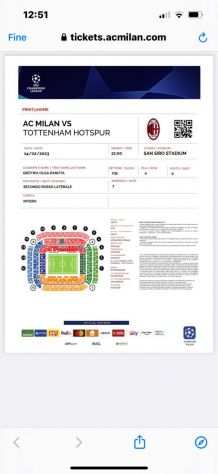 vendo Biglietti milan Tottenham