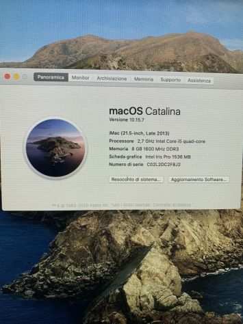 vendo computer iMac 21.5