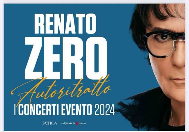 Vendo due biglietti concerto Renato Zero -ROMA 170324