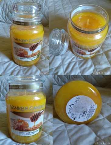 Vendo Giara grande Yankee Candle Sweet Honeycomb NUOVA