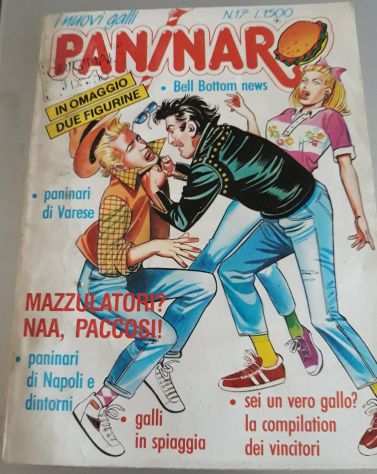 Vendo n. 9 fumetti vintage PANINARO - I NUOVI GALLI - EDIFUMETTO 1987-1988