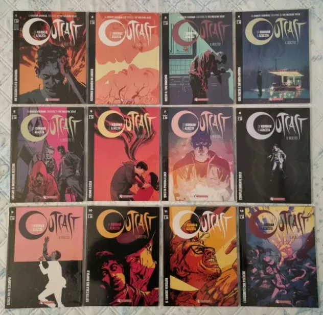 VENDO OUTCAST, SERIE DAL N. 1 AL N. 20, NUOVA.