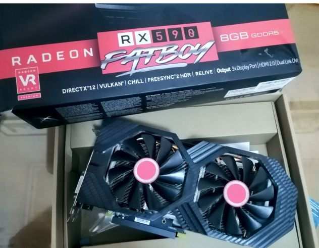 vendo scheda video asus RADEON RX590