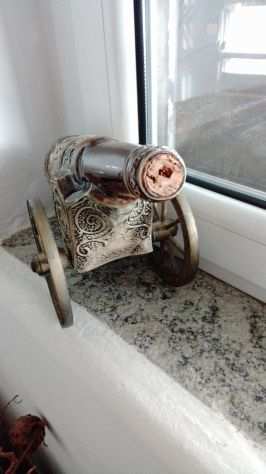 vendo sopramobile Cannone in ceramica anni 50