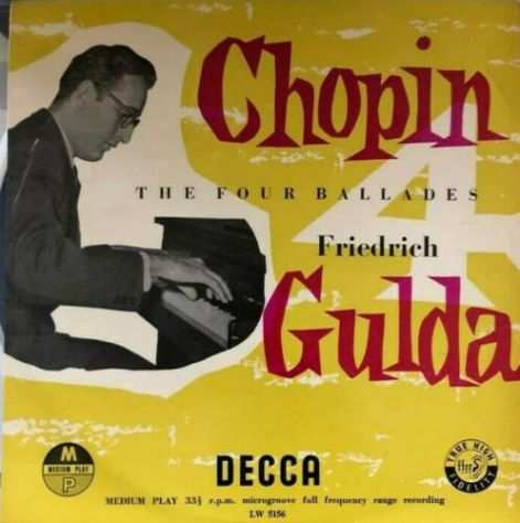 vendo vinile quotle 4 ballatequot di Chopin