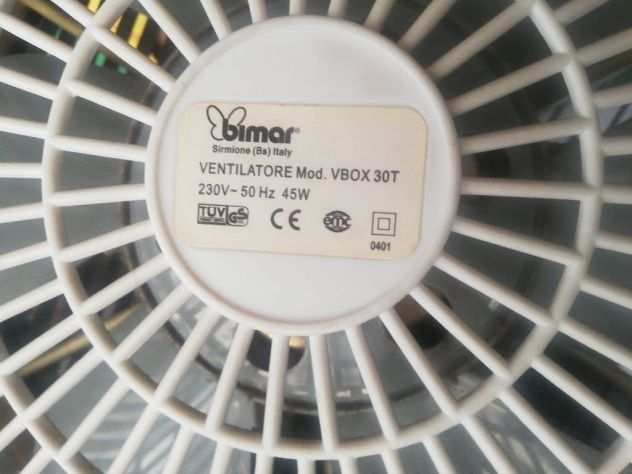 Ventilatore BIMAR VBOX 30T con Timer