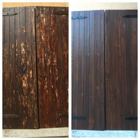 verniciatura restauro infissi finestre scuri legno ferro