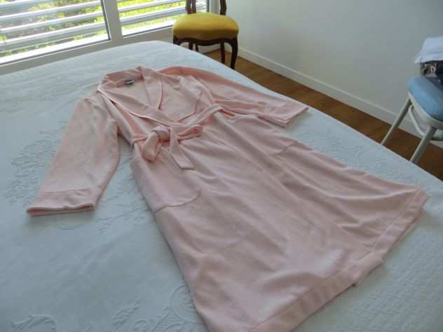 vestaglia da donna, in maglina, rosa, NUOVA tg. 46