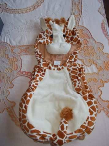 vestiti carnevale giraffa tg 00