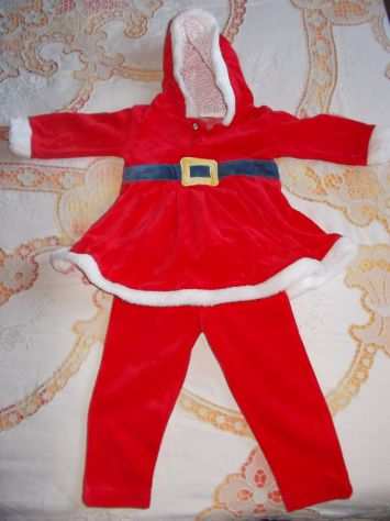 Vestito Babbo Natale 12-18 mesi
