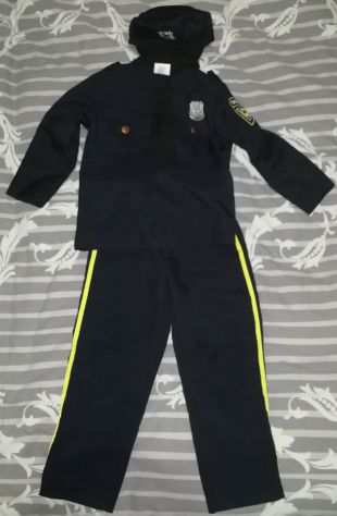 Vestito carnevale 5-6 anni da Poliziotto