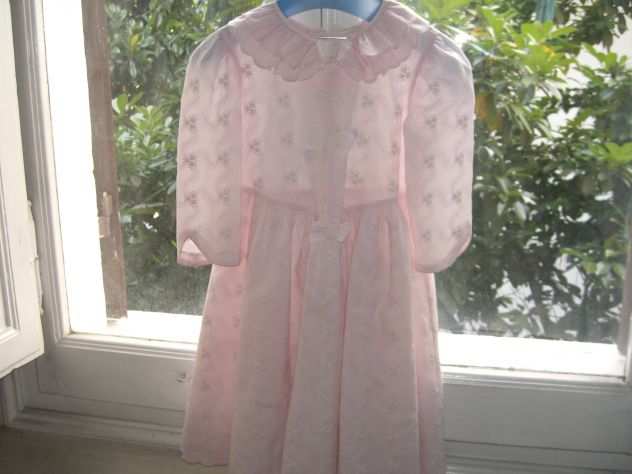 Vestito da cerimonia rosa da bambina