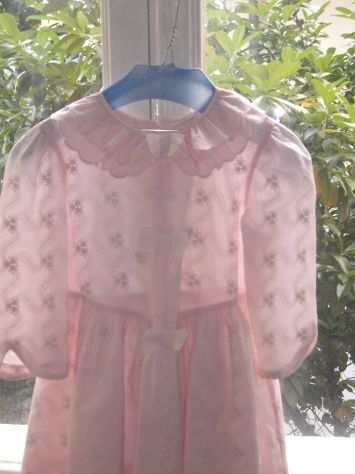 Vestito da cerimonia rosa da bambina