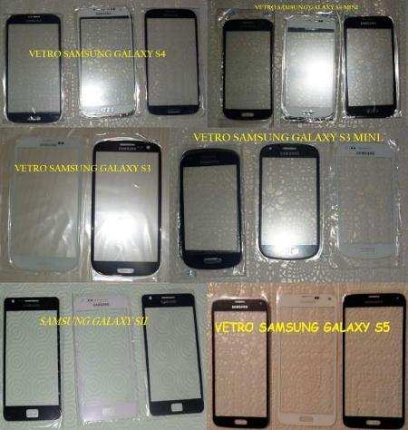 VETRO SAMSUNG S3 S4 S5 S6 NOTE 2 3NEO 4 IPHONE 3 4 Euro 5