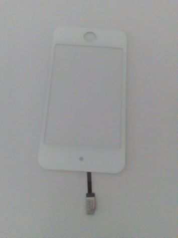 Vetro touchescreen iPod 4G 4 bianco