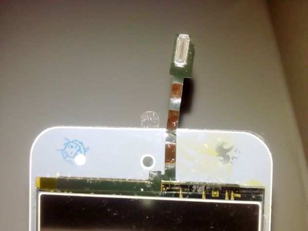 Vetro touchescreen iPod 4G 4 bianco