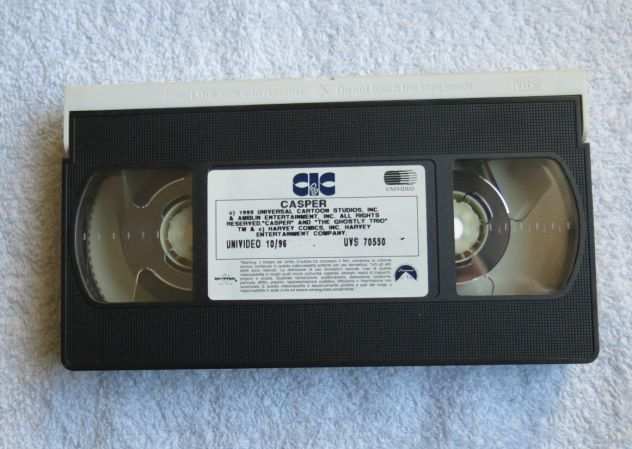 VHS CASPER VEDERE PER CREDERE E VIDEO GIOCO I MAGOTTI CD ROM -