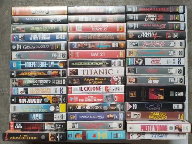 VHS films originali, titoli vari