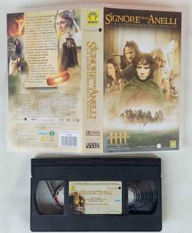 VHS Il Signore degli anelli- La compagnia dellanello New Line Cinema, 2001