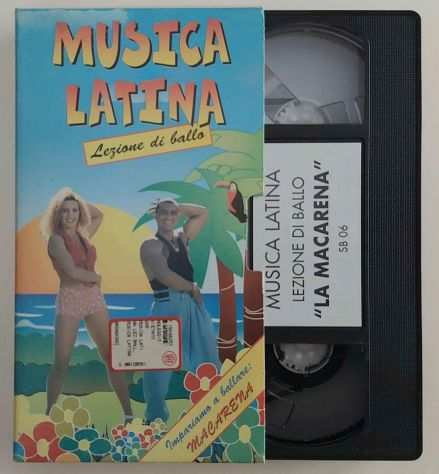 VHS MUSICA LATINA LEZIONE DI BALLO IMPARIAMO A BALLARE MACARENA