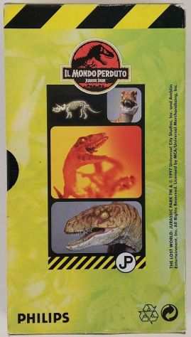 VHS Scopri i segreti di Jurassic Park Il mondo perduto Distribuzione Philips