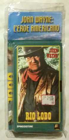 VHS Videocassetta John Wayne Rio Lobo nuovo con cellophane